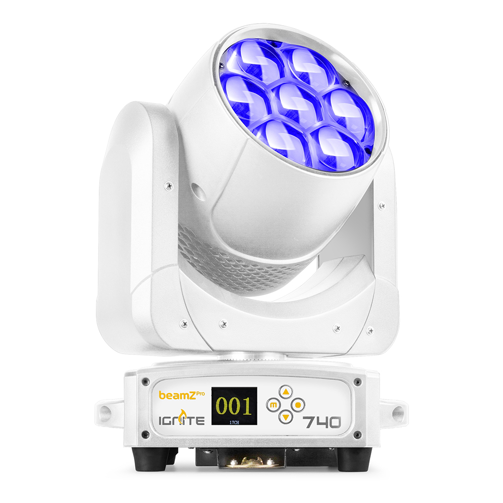 Beamz Ignite 740 White Moving Head